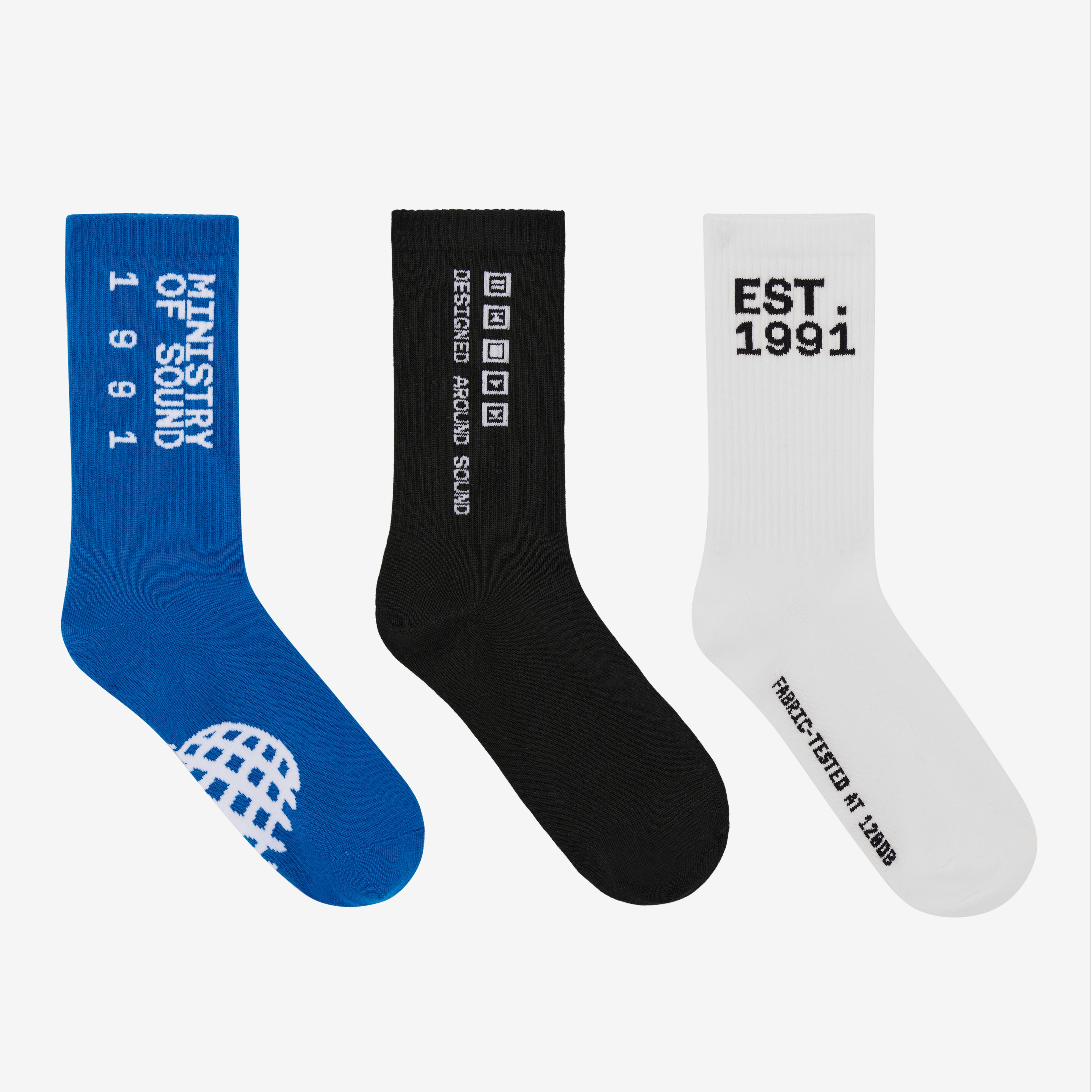 Established Socks 3 Pack Multi